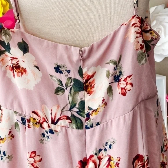 Nwt Leith Floral Print Maxi Dress - Picture 4 of 9